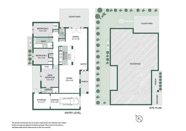 Floorplan of Homely villa listing, 3/4a Pellisier Road, Putney NSW 2112