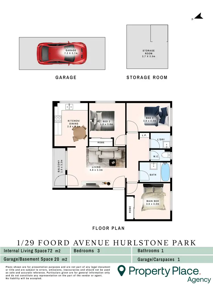 Floorplan of Homely apartment listing, 1/29 Foord Avenue, Hurlstone Park NSW 2193