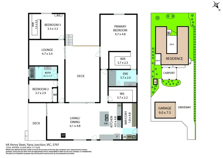 Floorplan of Homely house listing, 4A Henry Street, Yarra Junction VIC 3797