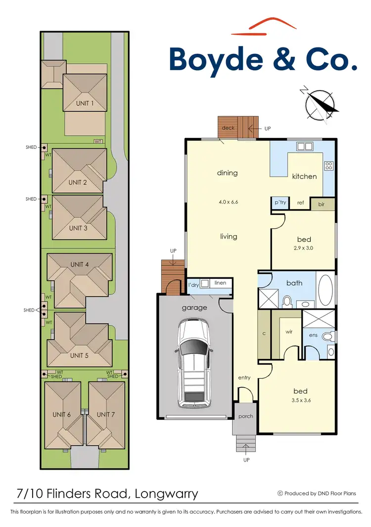 Floorplan of Homely house listing, 7/10 Flinders Road, Longwarry VIC 3816
