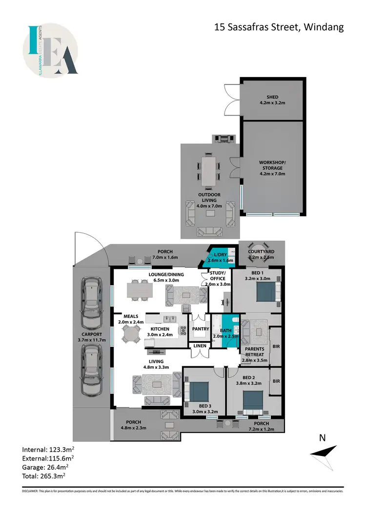 Floorplan of Homely house listing, 15 Sassafras Avenue, Windang NSW 2528