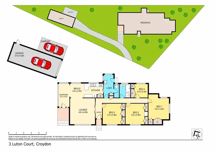 Floorplan of Homely house listing, 3 Luton Court, Croydon VIC 3136