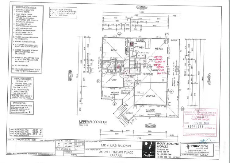 Floorplan of Homely house listing, 291 Pindari Place, Karakin WA 6044