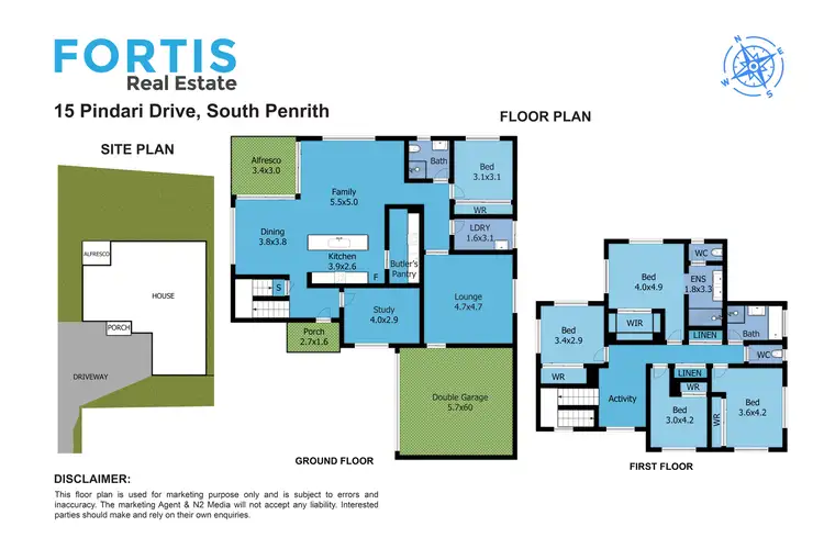 Floorplan of Homely house listing, 15 Pindari Drive, South Penrith NSW 2750