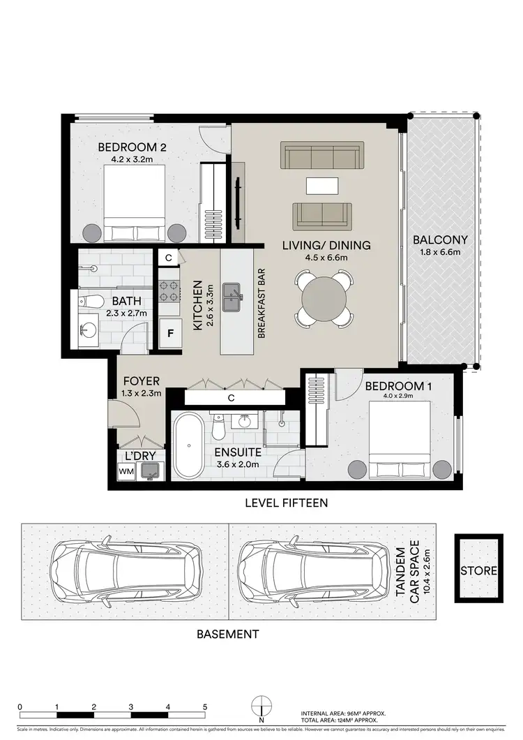 Floorplan of Homely apartment listing, 1529/13 Oscar Place, Eastgardens NSW 2036