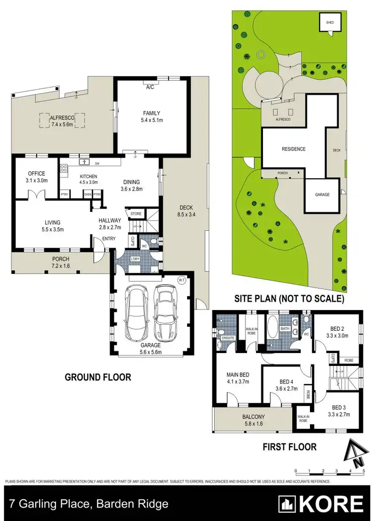 Floorplan of Homely house listing, 7 Garling Place, Barden Ridge NSW 2234