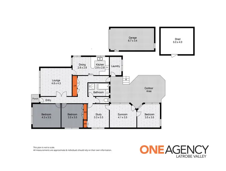 Floorplan of Homely house listing, 28 Francis Street, Traralgon VIC 3844