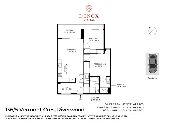Floorplan of Homely apartment listing, 136/5 Vermont Crescent, Riverwood NSW 2210
