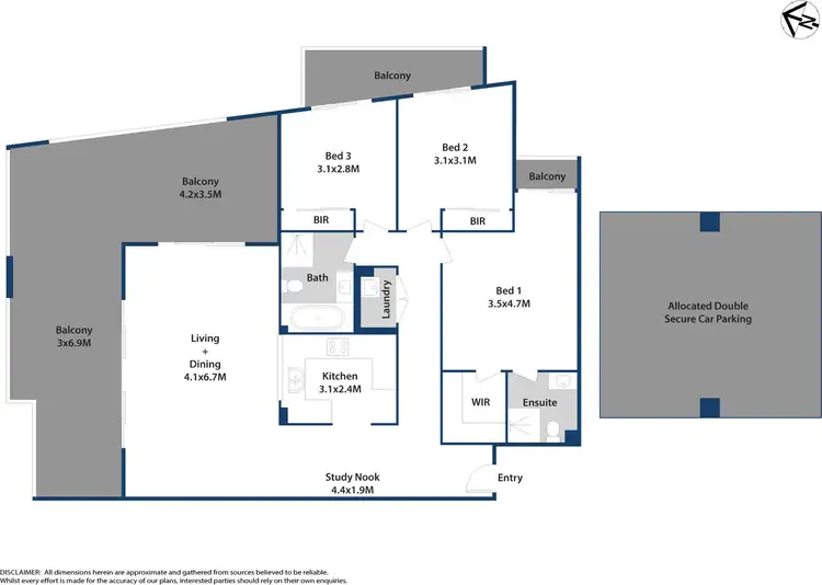 Floorplan of Homely unit listing, 75/32-34 Mons Road, Westmead NSW 2145