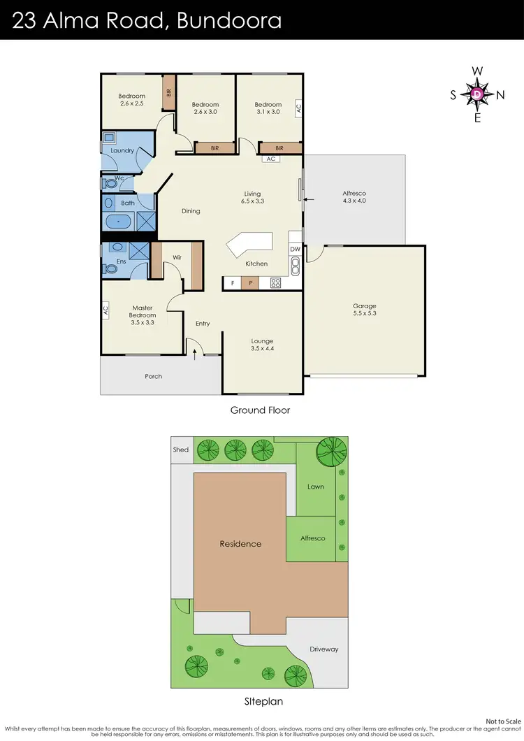 Floorplan of Homely house listing, 23 Alma Road, Bundoora VIC 3083