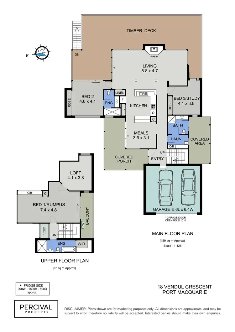 Floorplan of Homely house listing, 18 Vendul Crescent, Port Macquarie NSW 2444