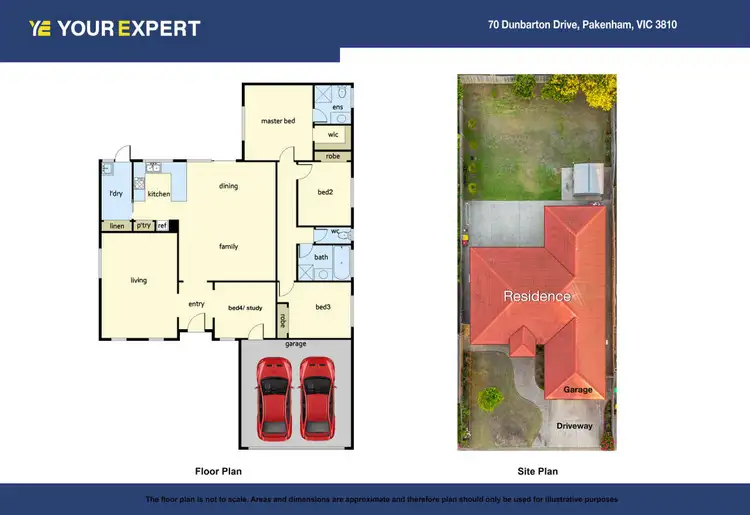 Floorplan of Homely house listing, 70 Dunbarton Drive, Pakenham VIC 3810