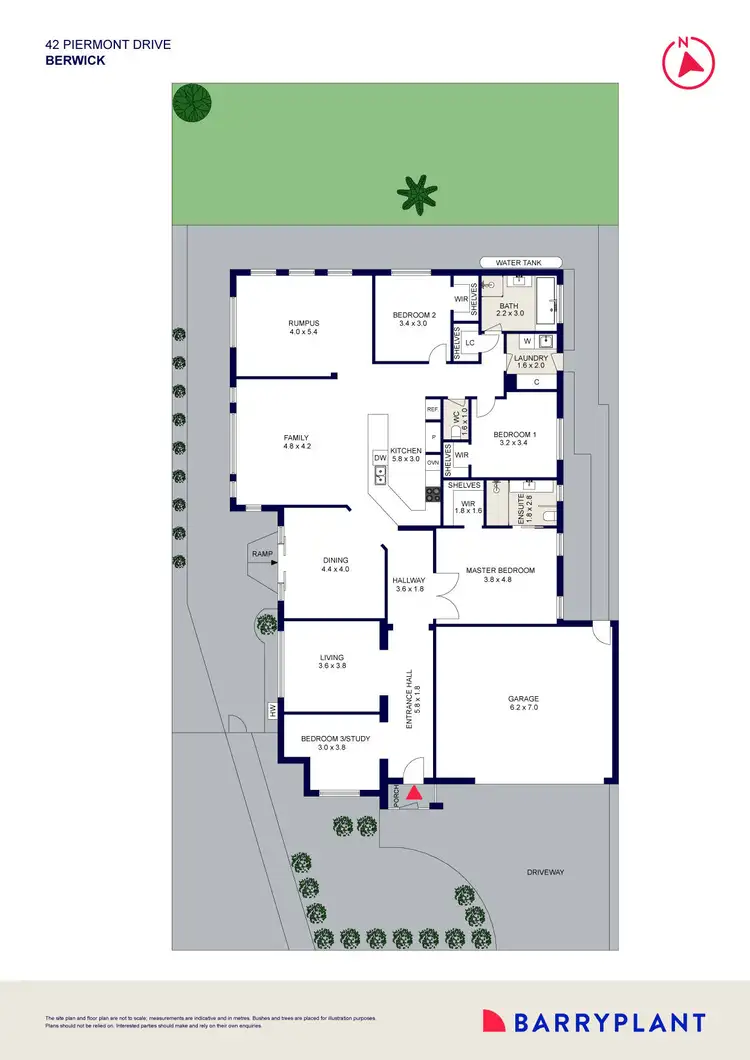 Floorplan of Homely house listing, 42 Piermont Drive, Berwick VIC 3806