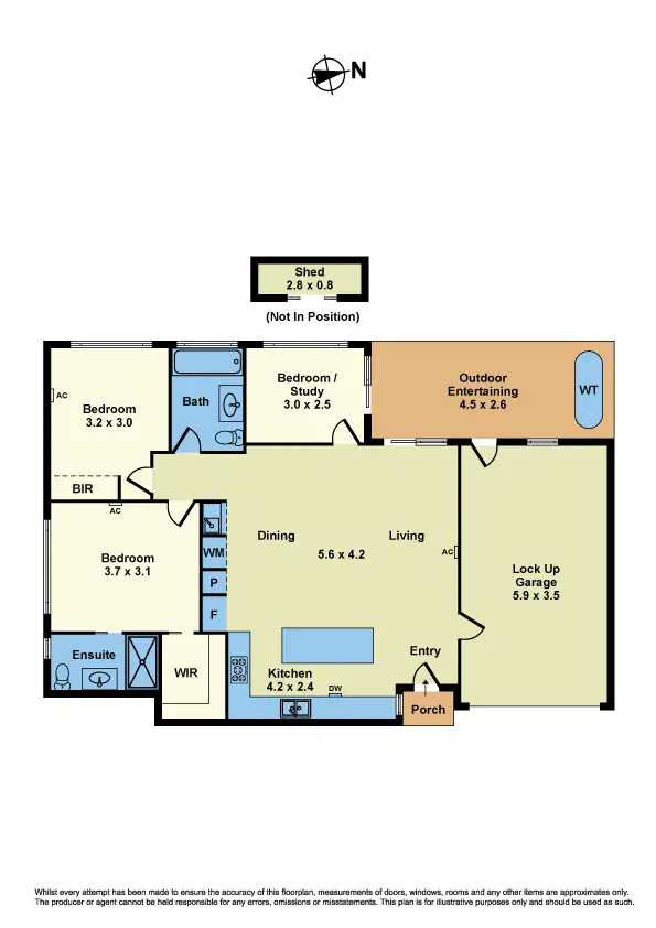 Floorplan of Homely villa listing, 2/13 Chatsworth Avenue, Ardeer VIC 3022