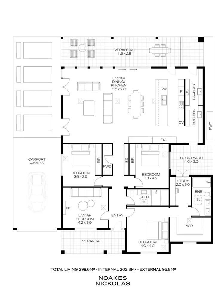 Floorplan of Homely house listing, 18 Waymouth Avenue, Glandore SA 5037