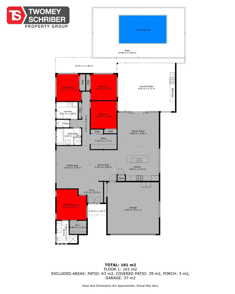 Floorplan of Homely house listing, 17 Mallory Close, Edmonton QLD 4869