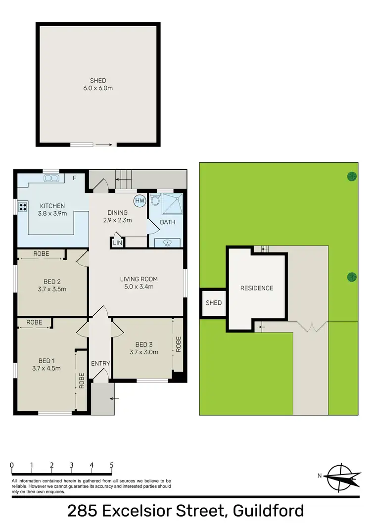 Floorplan of Homely house listing, 285 Excelsior Street, Guildford NSW 2161