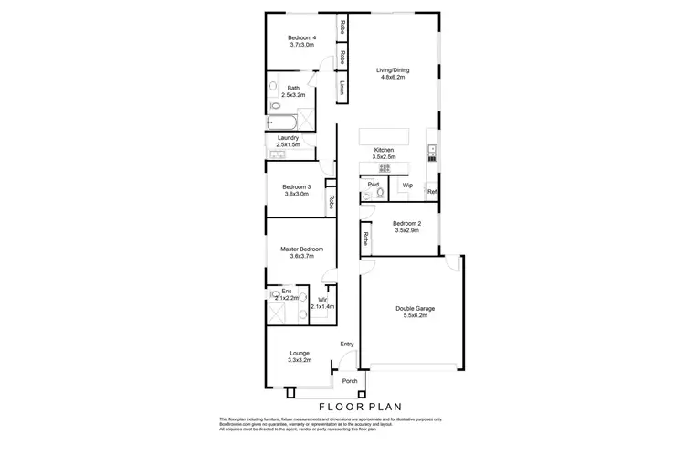 Floorplan of Homely house listing, 12 Peregrine Way, Melton South VIC 3338