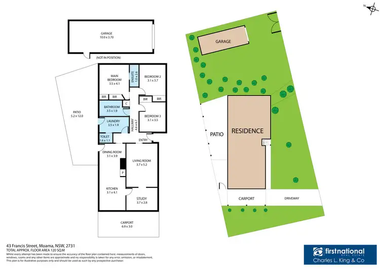 Floorplan of Homely house listing, 43 Francis Street, Moama NSW 2731