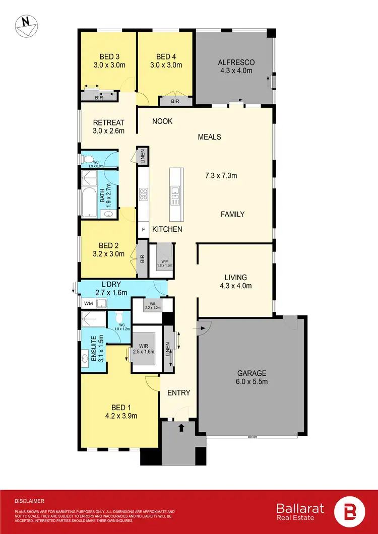 Floorplan of Homely house listing, 17 Harris Drive, Lucas VIC 3350