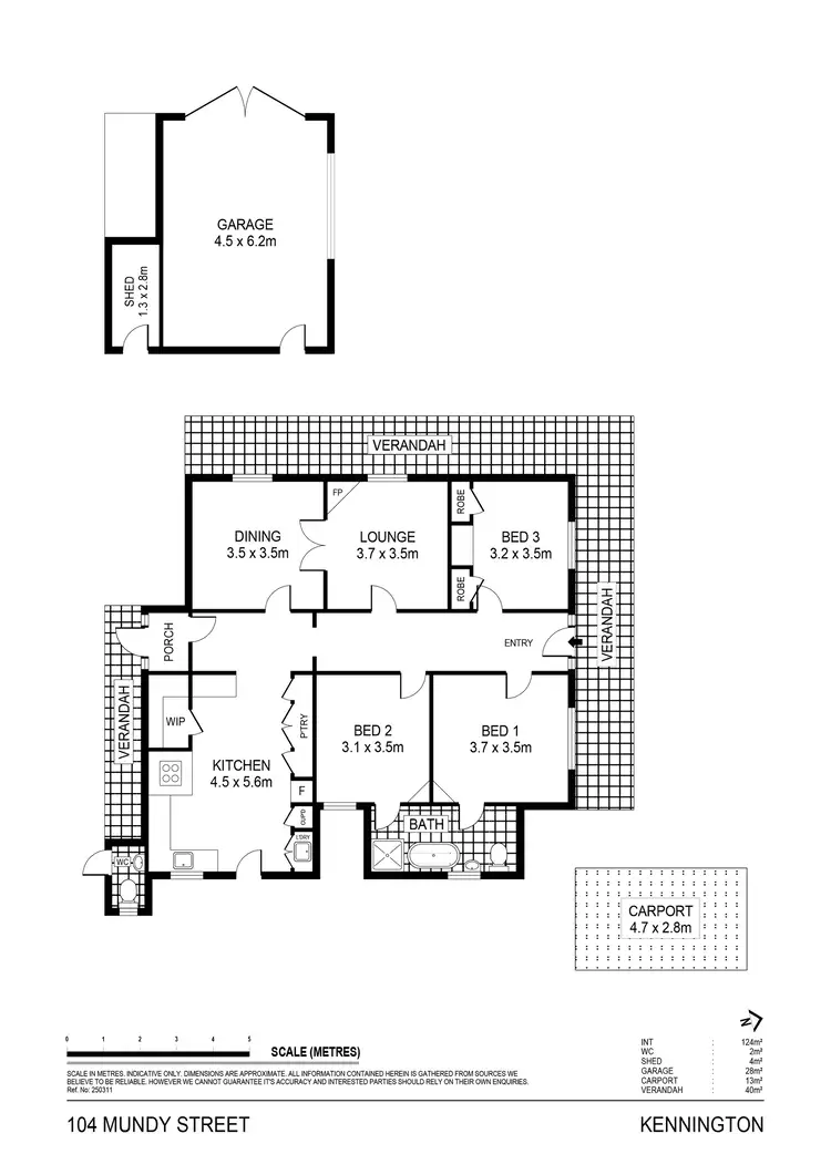 Floorplan of Homely house listing, 104 Mundy Street, Kennington VIC 3550