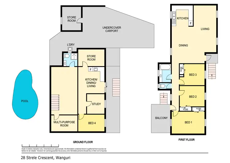 Floorplan of Homely house listing, 28 Strele Crescent, Wanguri NT 810