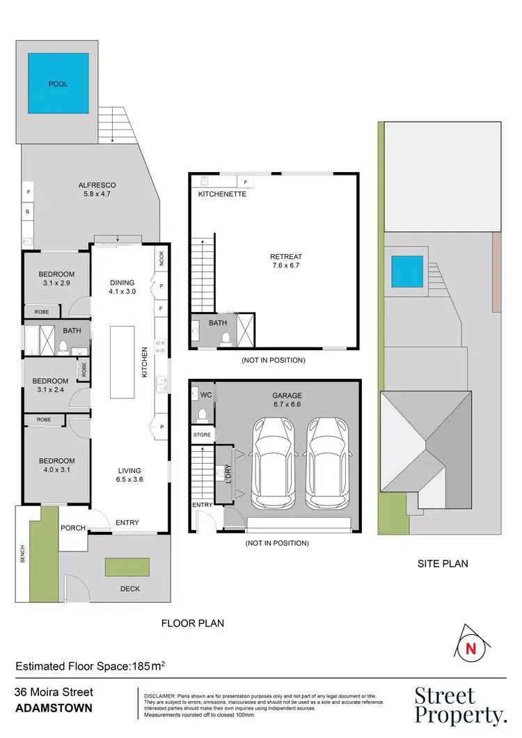 Floorplan of Homely house listing, 36 Moira Street, Adamstown NSW 2289