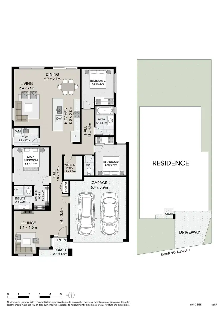 Floorplan of Homely house listing, 49 Swan Boulevard, Winter Valley VIC 3358