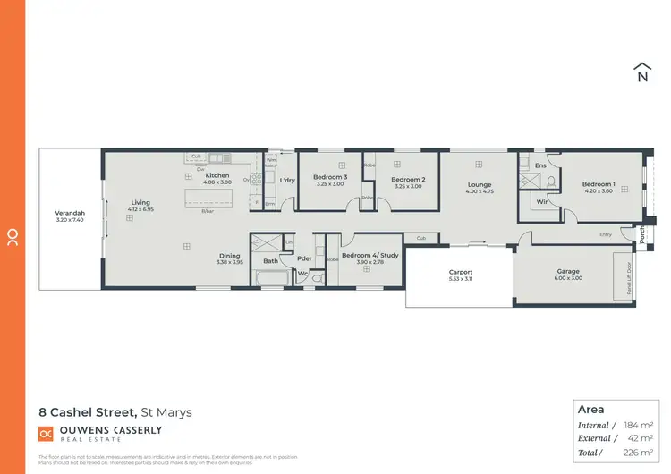 Floorplan of Homely house listing, 8 Cashel Street, St Marys SA 5042