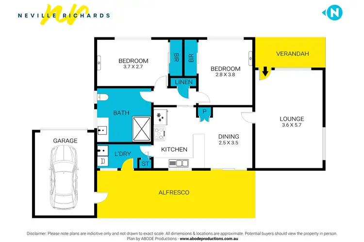 Floorplan of Homely unit listing, 1/29-31 Drysdale Street, Portarlington VIC 3223