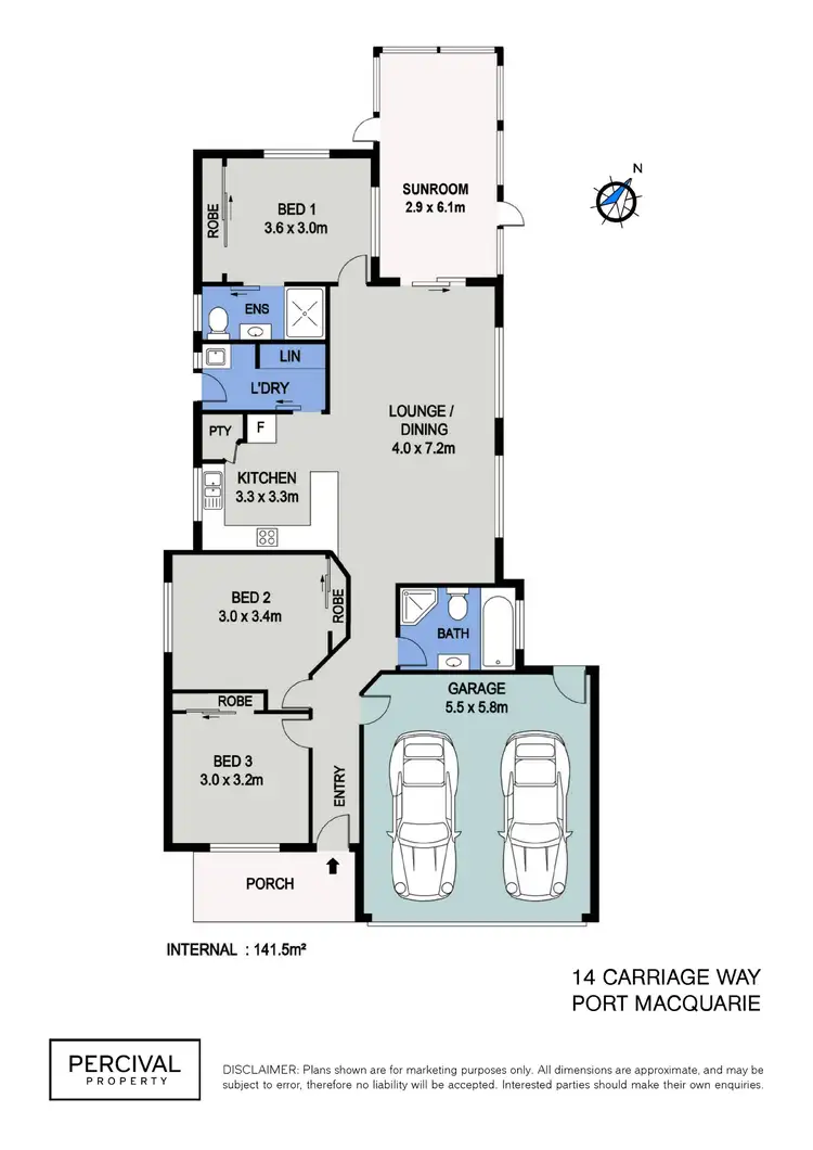Floorplan of Homely house listing, 14 Carriage Way, Port Macquarie NSW 2444