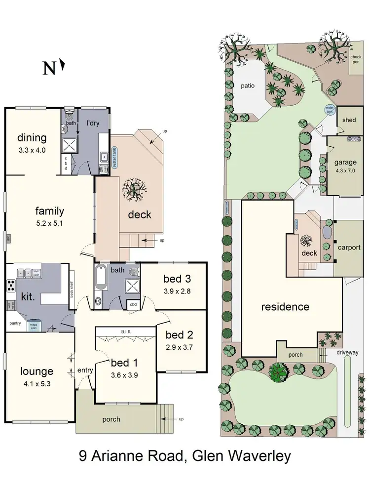 Floorplan of Homely house listing, 9 Arianne Road, Glen Waverley VIC 3150