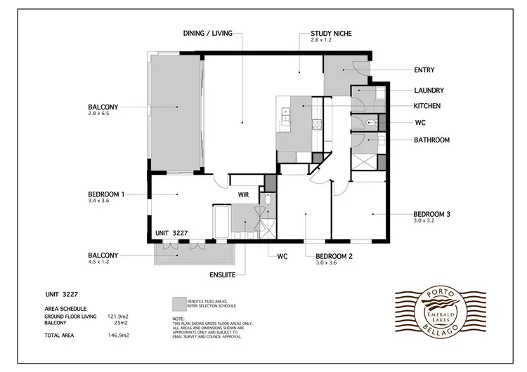 Floorplan of Homely unit listing, 27/3030 The Boulevard, Carrara QLD 4211