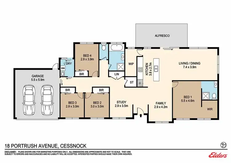 Floorplan of Homely house listing, 18 Portrush Avenue, Cessnock NSW 2325