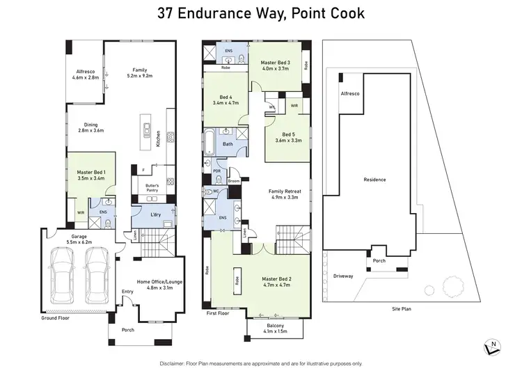 Floorplan of Homely house listing, 37 Endurance Way, Point Cook VIC 3030
