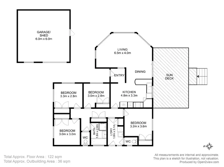 Floorplan of Homely house listing, 12 Pendell Drive, Forcett TAS 7173