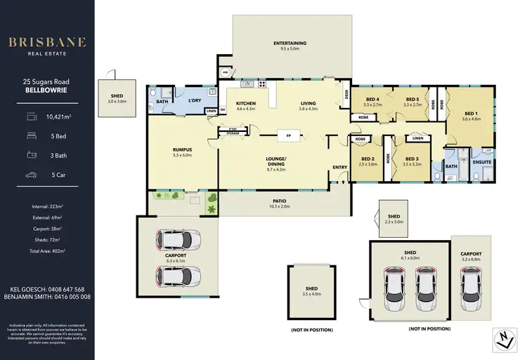 Floorplan of Homely rural property listing, 25 Sugars Road, Bellbowrie QLD 4070