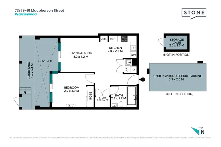 Floorplan of Homely unit listing, 73/79-91 Macpherson Street, Warriewood NSW 2102