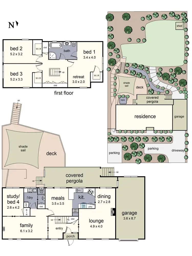 Floorplan of Homely house listing, 23 Edward Road, Chirnside Park VIC 3116