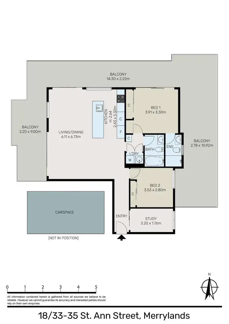 Floorplan of Homely unit listing, 18/33-35 St Ann Street, Merrylands NSW 2160