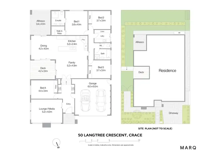 Floorplan of Homely house listing, 50 Langtree Crescent, Crace ACT 2911