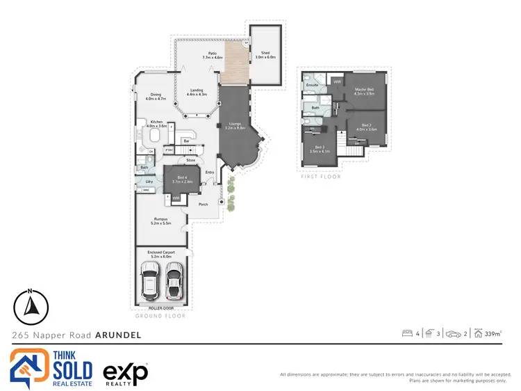 Floorplan of Homely house listing, 265 Napper Road, Arundel QLD 4214