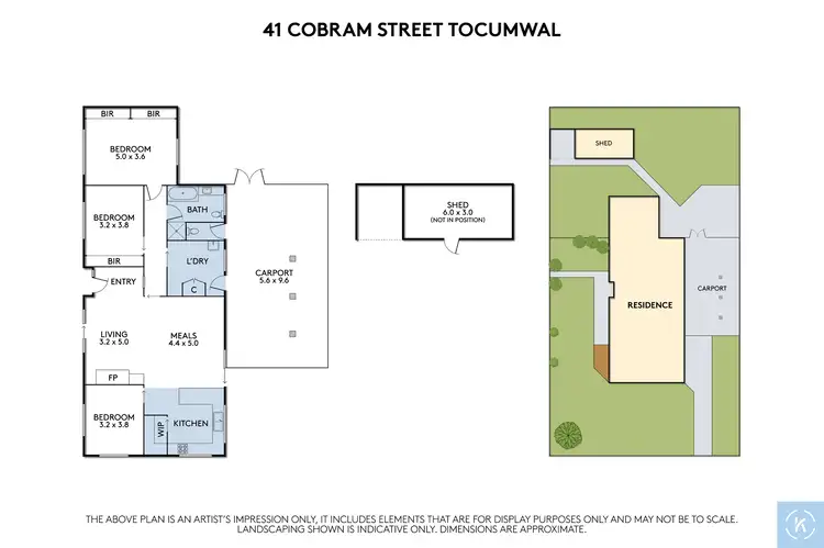 Floorplan of Homely house listing, 41 Cobram Street, Tocumwal NSW 2714