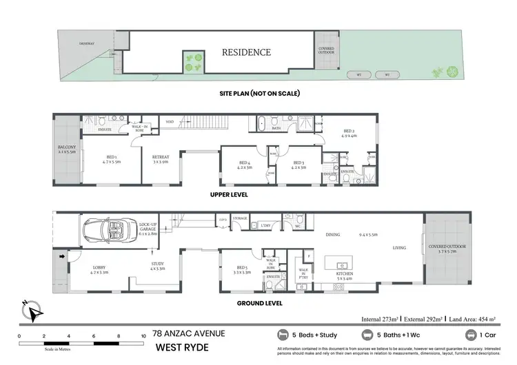 Floorplan of Homely semi-detached listing, 78 & 78A Anzac Avenue, West Ryde NSW 2114