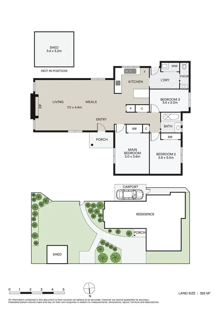 Floorplan of Homely unit listing, 1/5 Glenbrook Avenue, Clayton VIC 3168