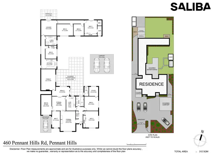 Floorplan of Homely house listing, 460 Pennant Hills Road, Pennant Hills NSW 2120