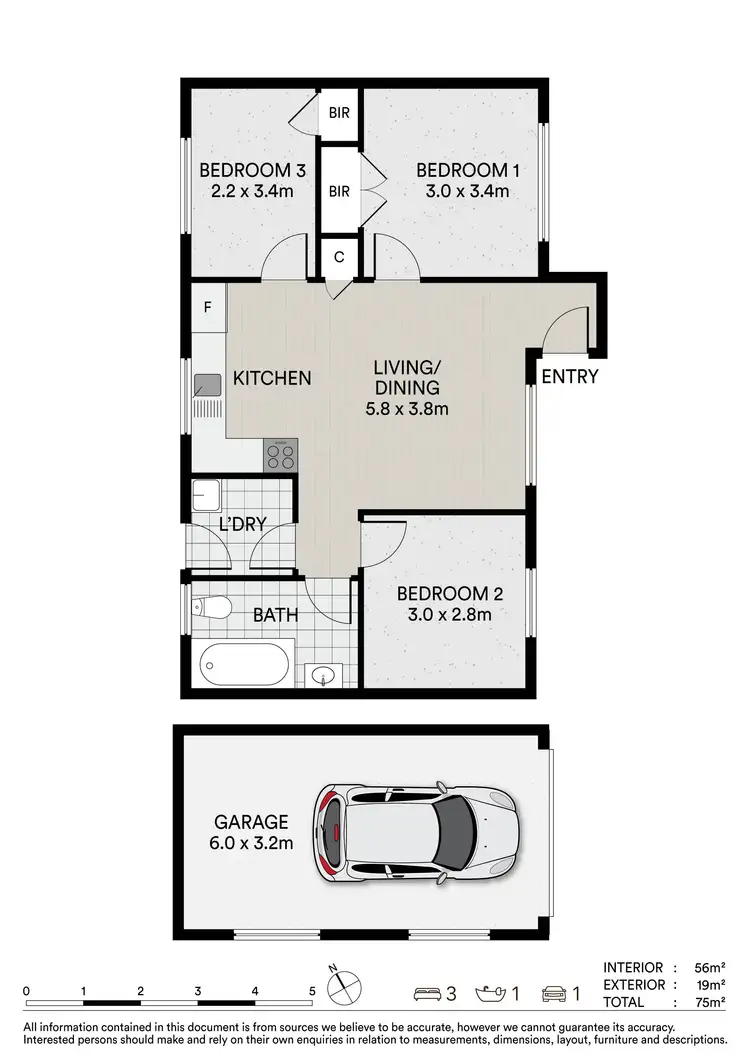 Floorplan of Homely unit listing, 44/17-25 Linning Street, Mount Warren Park QLD 4207