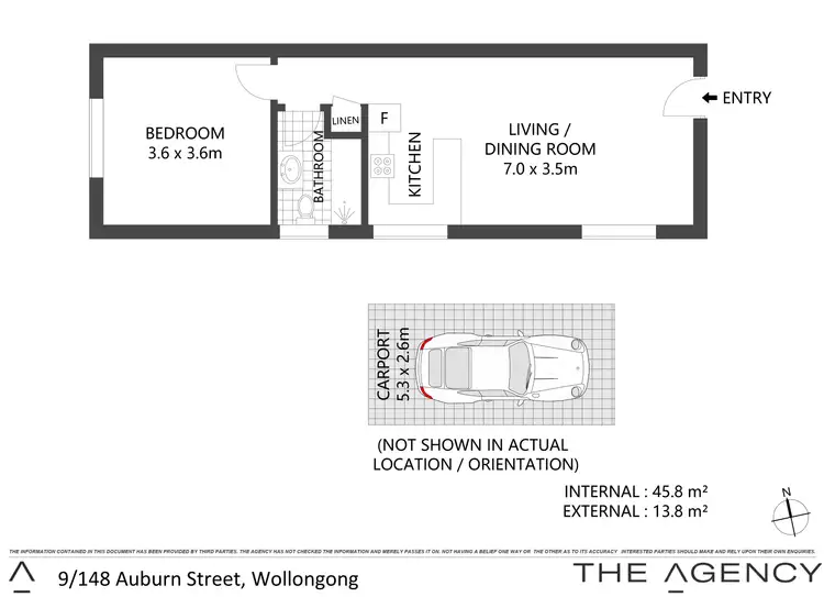 Floorplan of Homely apartment listing, 9/148 Auburn Street, Coniston NSW 2500