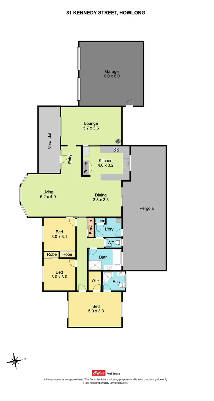 Floorplan of Homely house listing, 81 Kennedy Street, Howlong NSW 2643