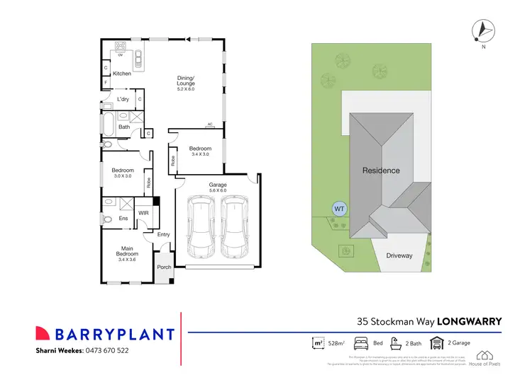 Floorplan of Homely house listing, 35 Stockman Way, Longwarry VIC 3816